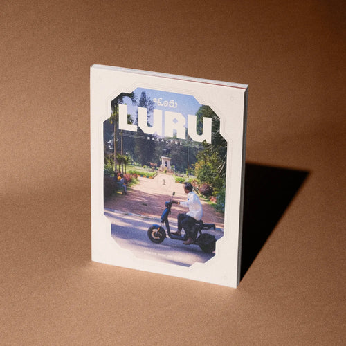 Luru Magazine Issue 01 cover photographed by Gaurav Krishna and designed by Raghav Krishna