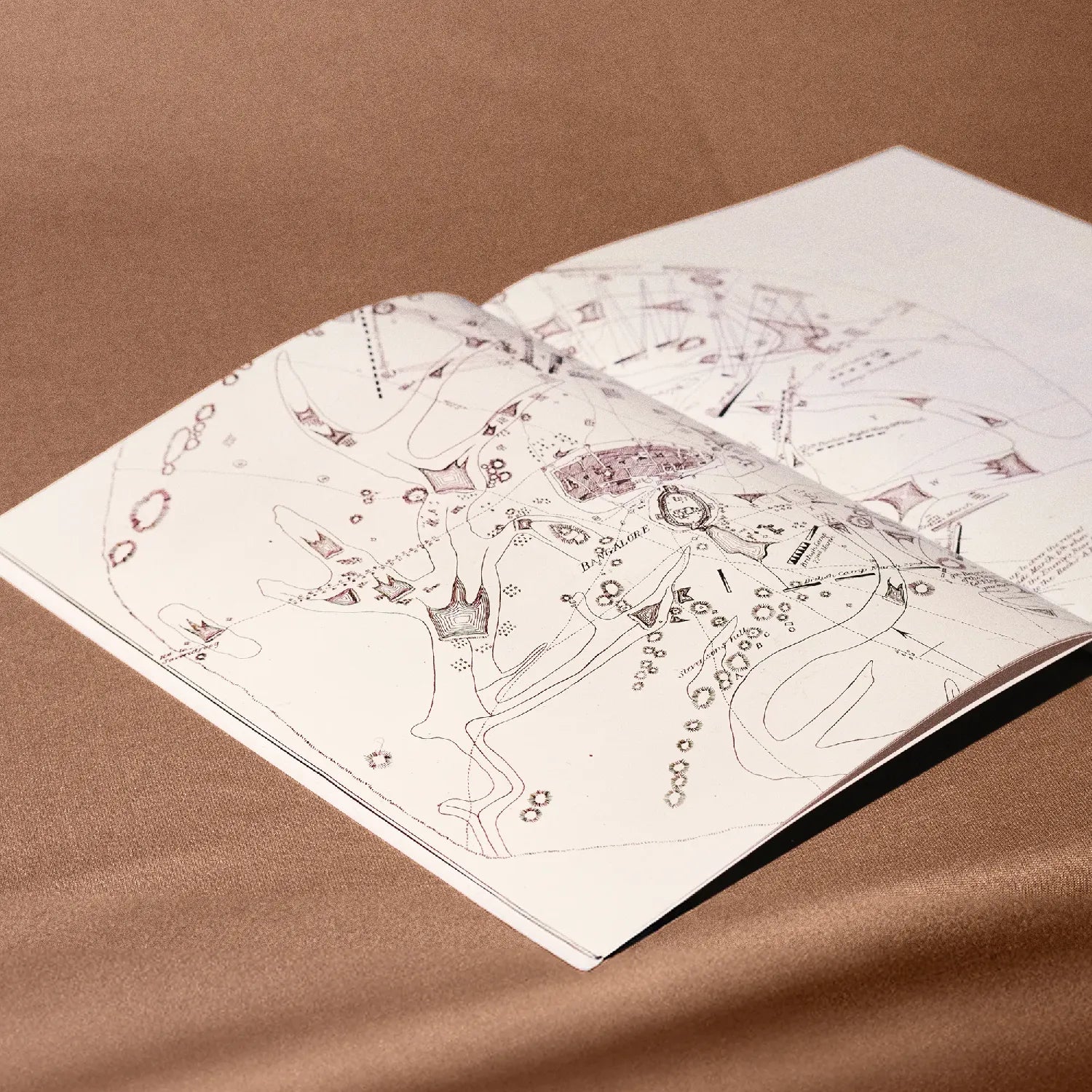 Old Bengaluru Map from Luru magazine Issue 01 